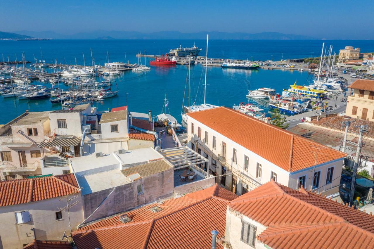 The Roof - Flat Sea View In Aegina Town Apartment Exterior photo