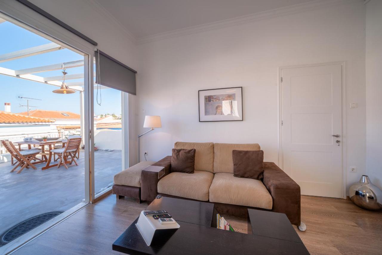The Roof - Flat Sea View In Aegina Town Apartment Exterior photo