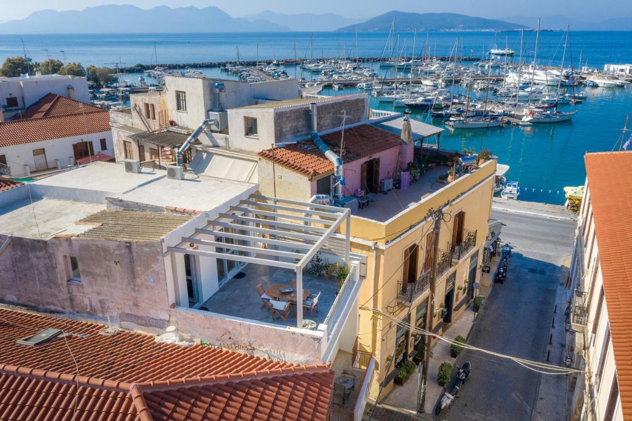 The Roof - Flat Sea View In Aegina Town Apartment Exterior photo